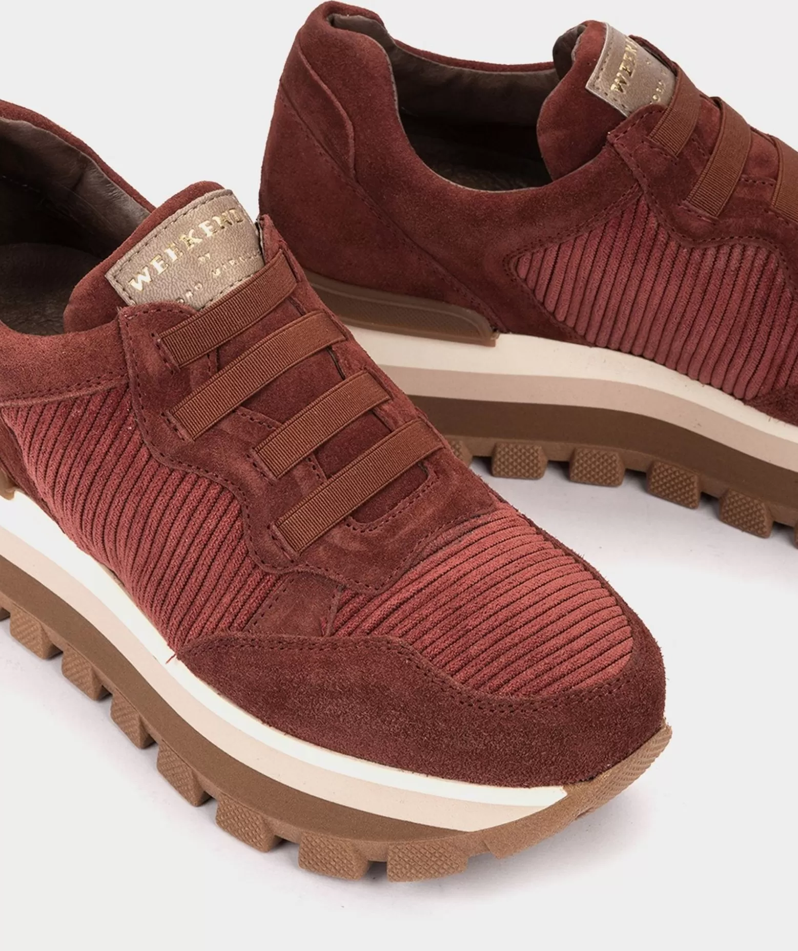 Pedro Miralles Baskets En Cuir Bordeaux