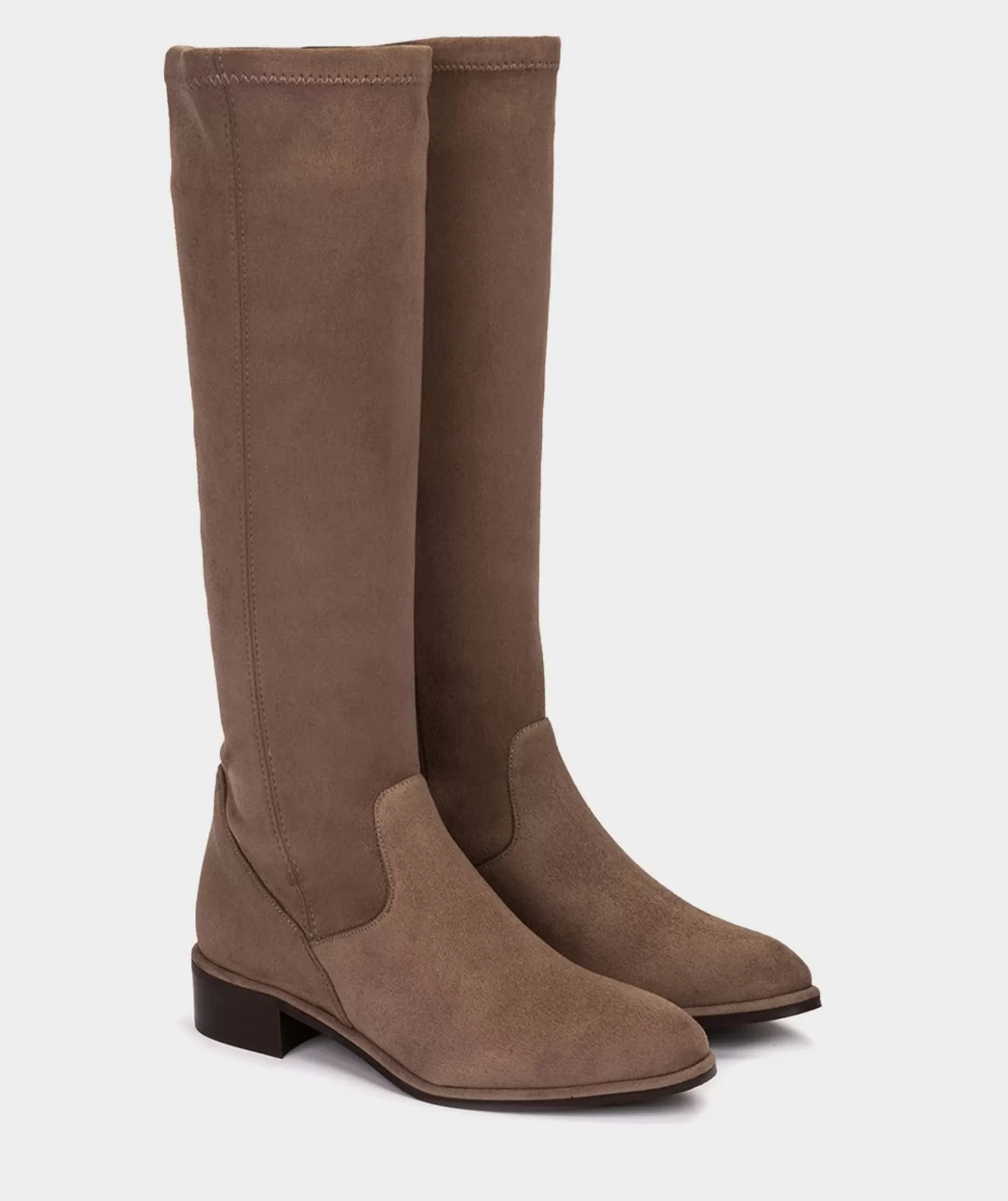 botte_en_cuir_vegetalien_elastique_de_couleur_taupe_2.webp Pedro Miralles Botte En Cuir Vegetalien Elastique De Couleur Taupe