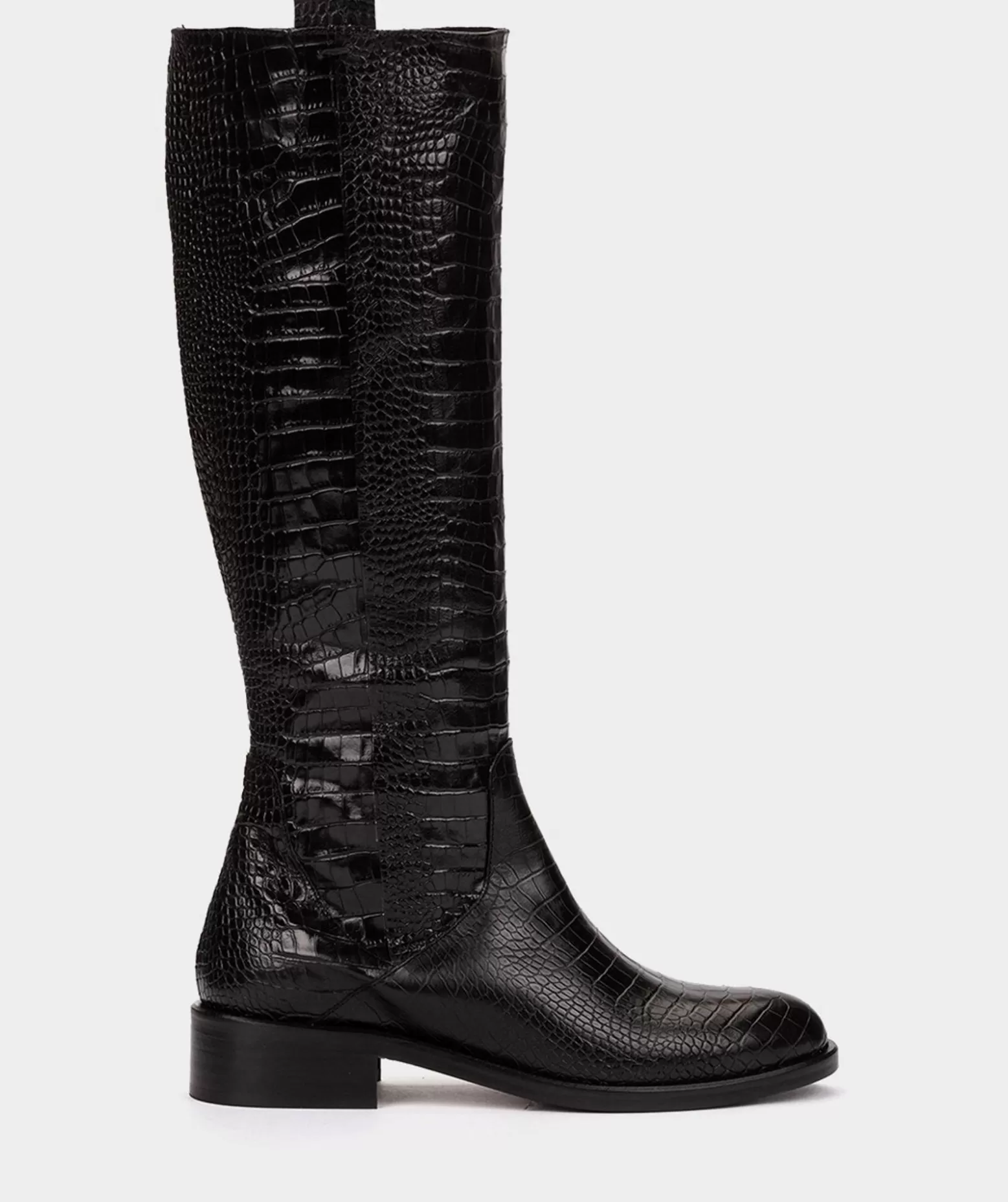 bottes_compensees_en_cuir_gaufre_de_couleur_noire_1.webp Pedro Miralles Bottes Compensees En Cuir Gaufre De Couleur Noire