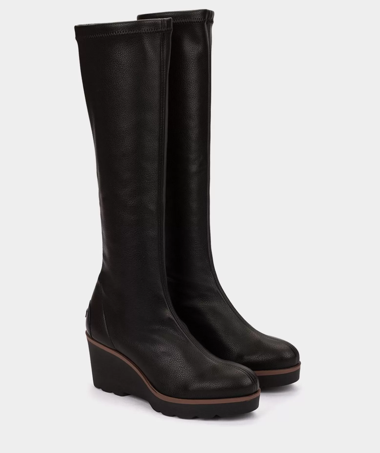 Pedro Miralles Bottes En Cuir Vegetalien Extensible A Hauteur Du Genou En Noir