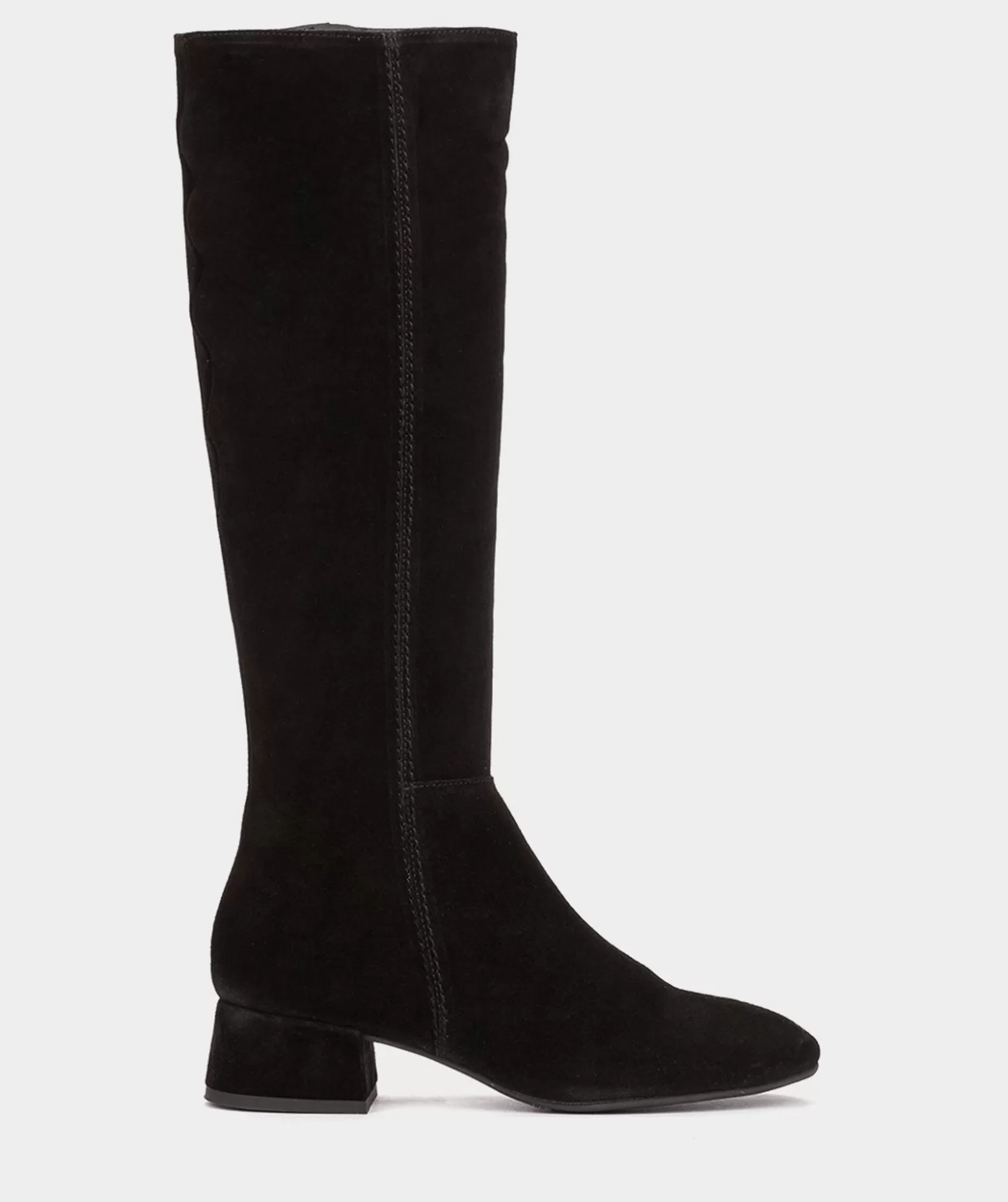 bottes_montantes_en_croute_de_cuir_de_couleur_noire_0.webp Pedro Miralles Bottes Montantes En Croute De Cuir De Couleur Noire