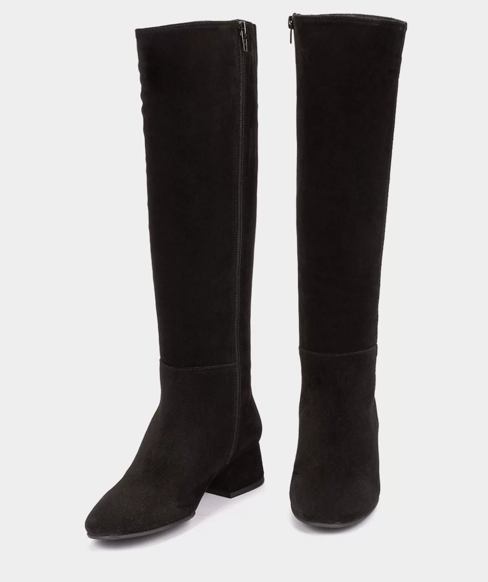 bottes_montantes_en_croute_de_cuir_de_couleur_noire_2.webp Pedro Miralles Bottes Montantes En Croute De Cuir De Couleur Noire