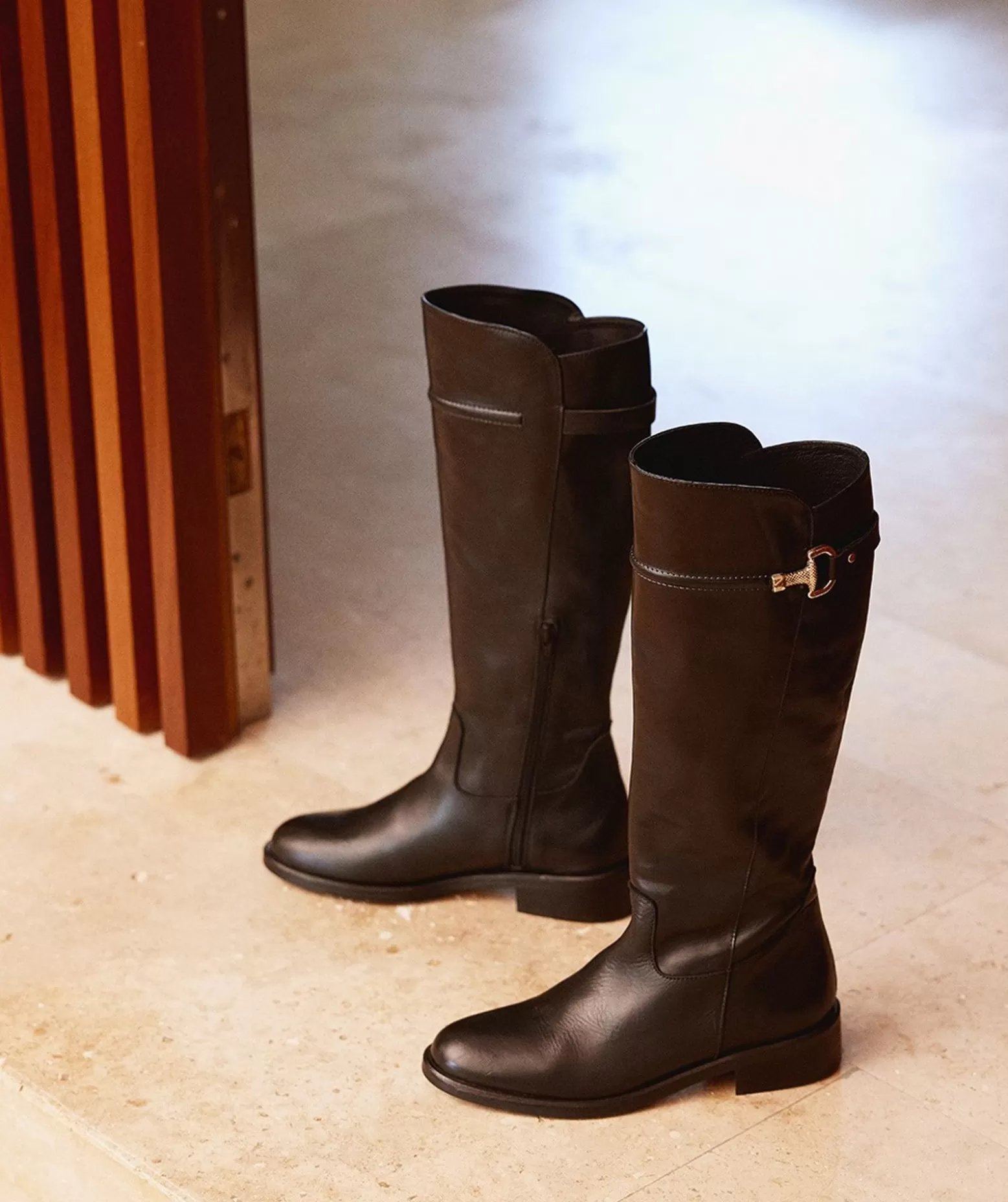 Pedro Miralles Bottes Montantes En Cuir Noir, Inspirees Des Bottes D'Equitation Classiques.
