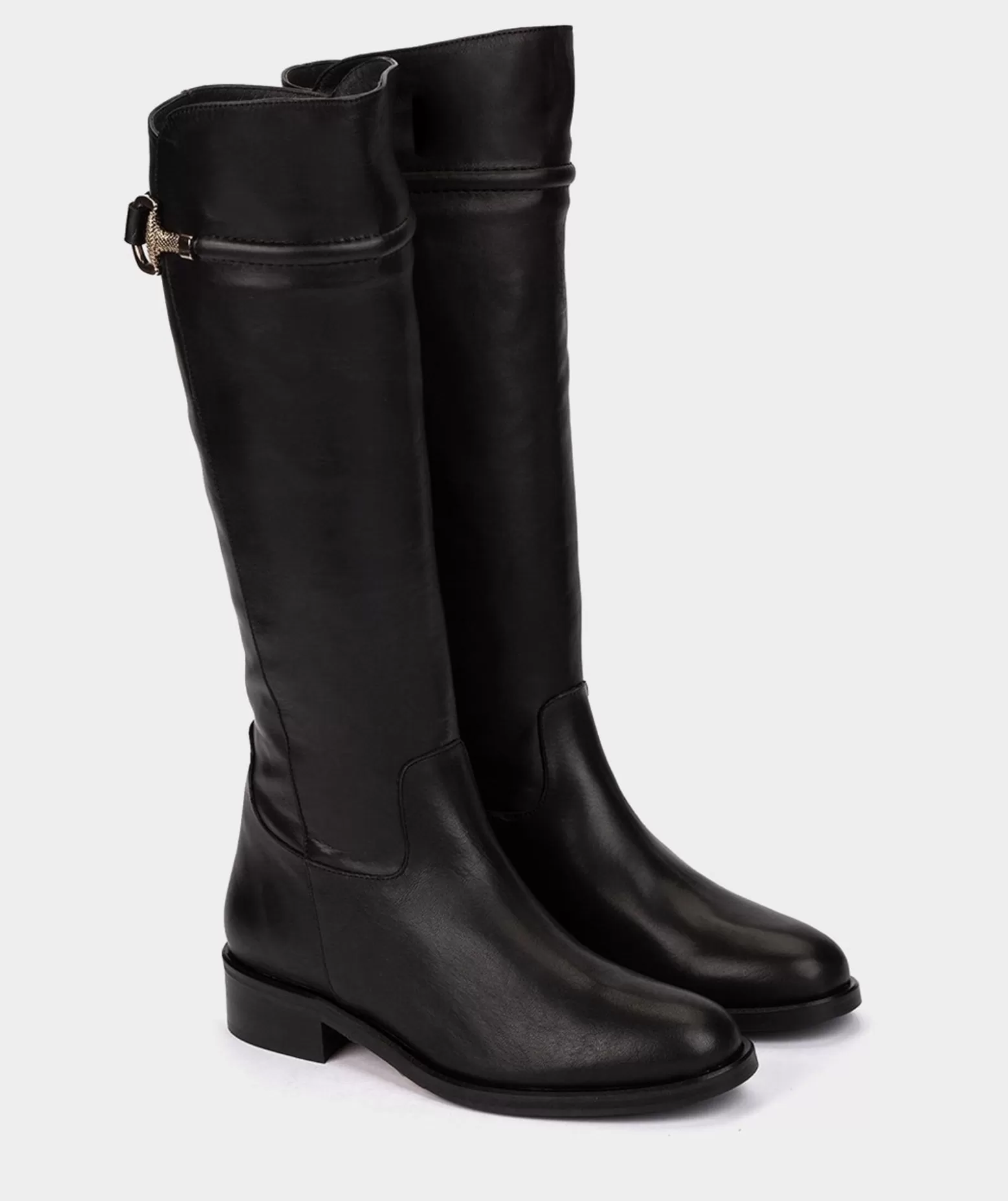 Pedro Miralles Bottes Montantes En Cuir Noir, Inspirees Des Bottes D'Equitation Classiques.