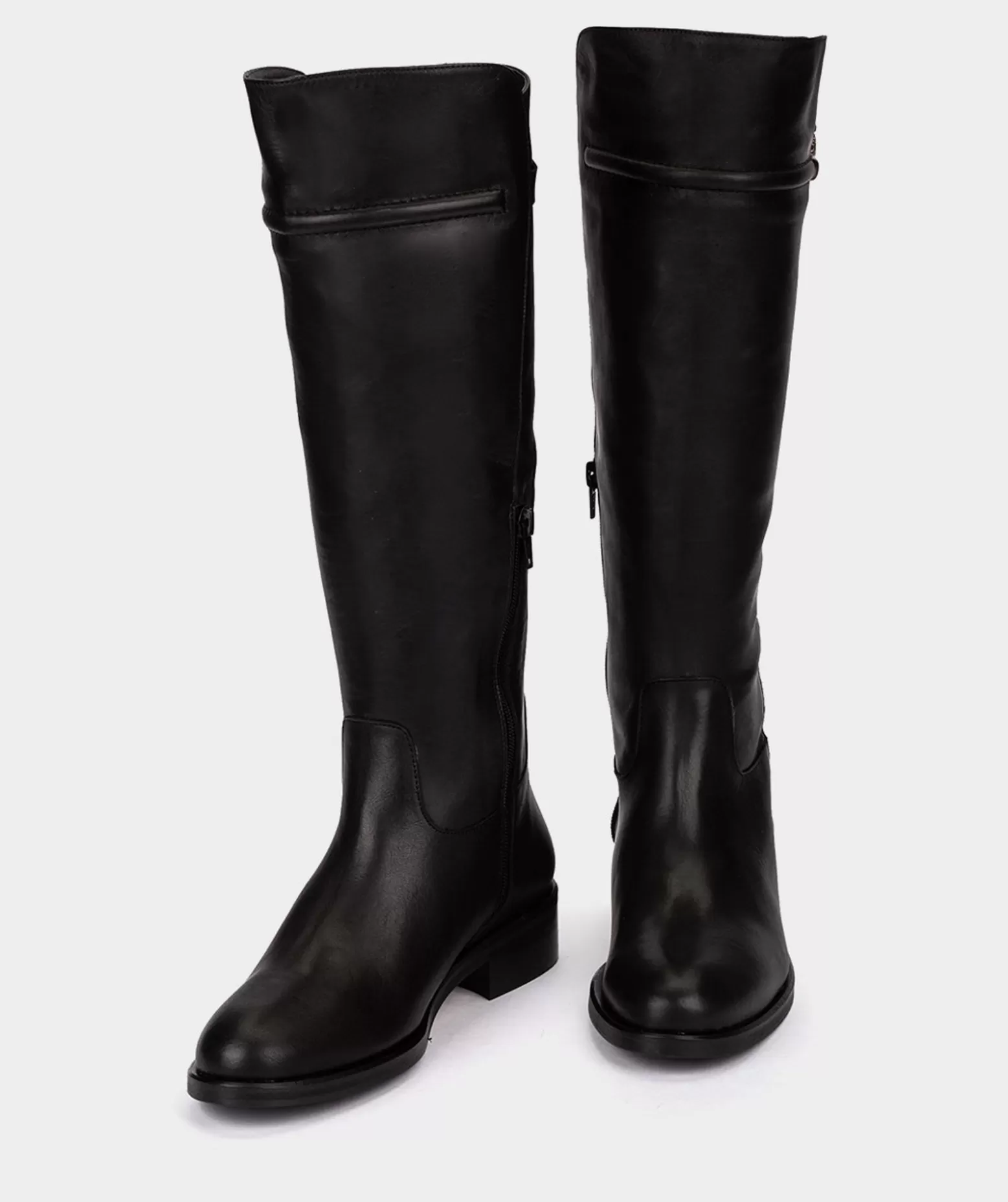 Pedro Miralles Bottes Montantes En Cuir Noir, Inspirees Des Bottes D'Equitation Classiques.