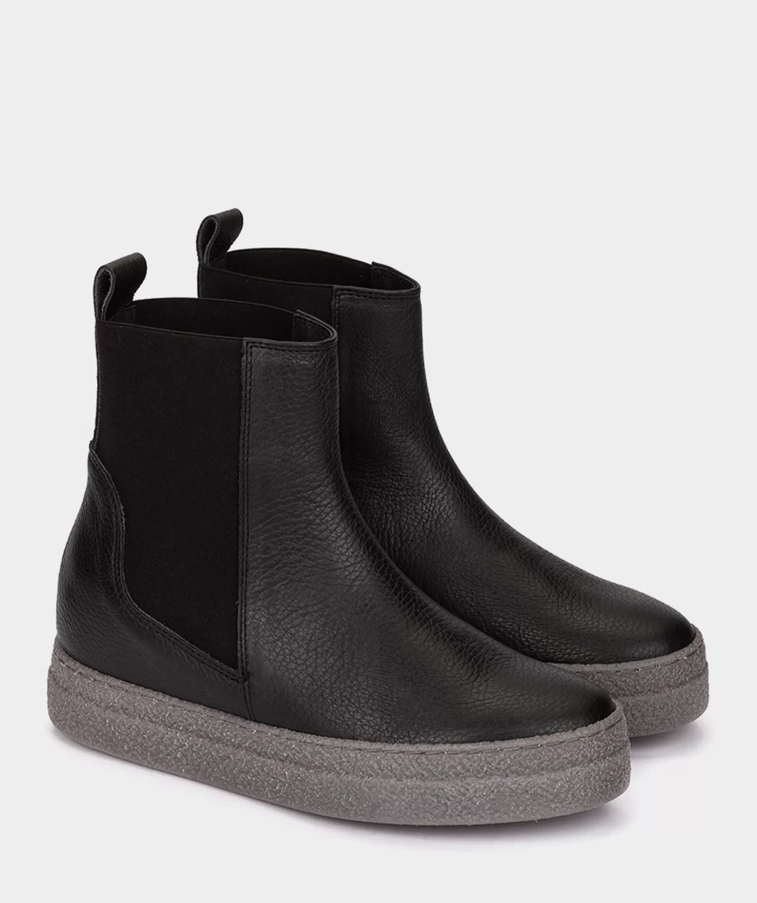 Pedro Miralles Bottines A Semelle Compensee Et Plateforme En Cuir Noir