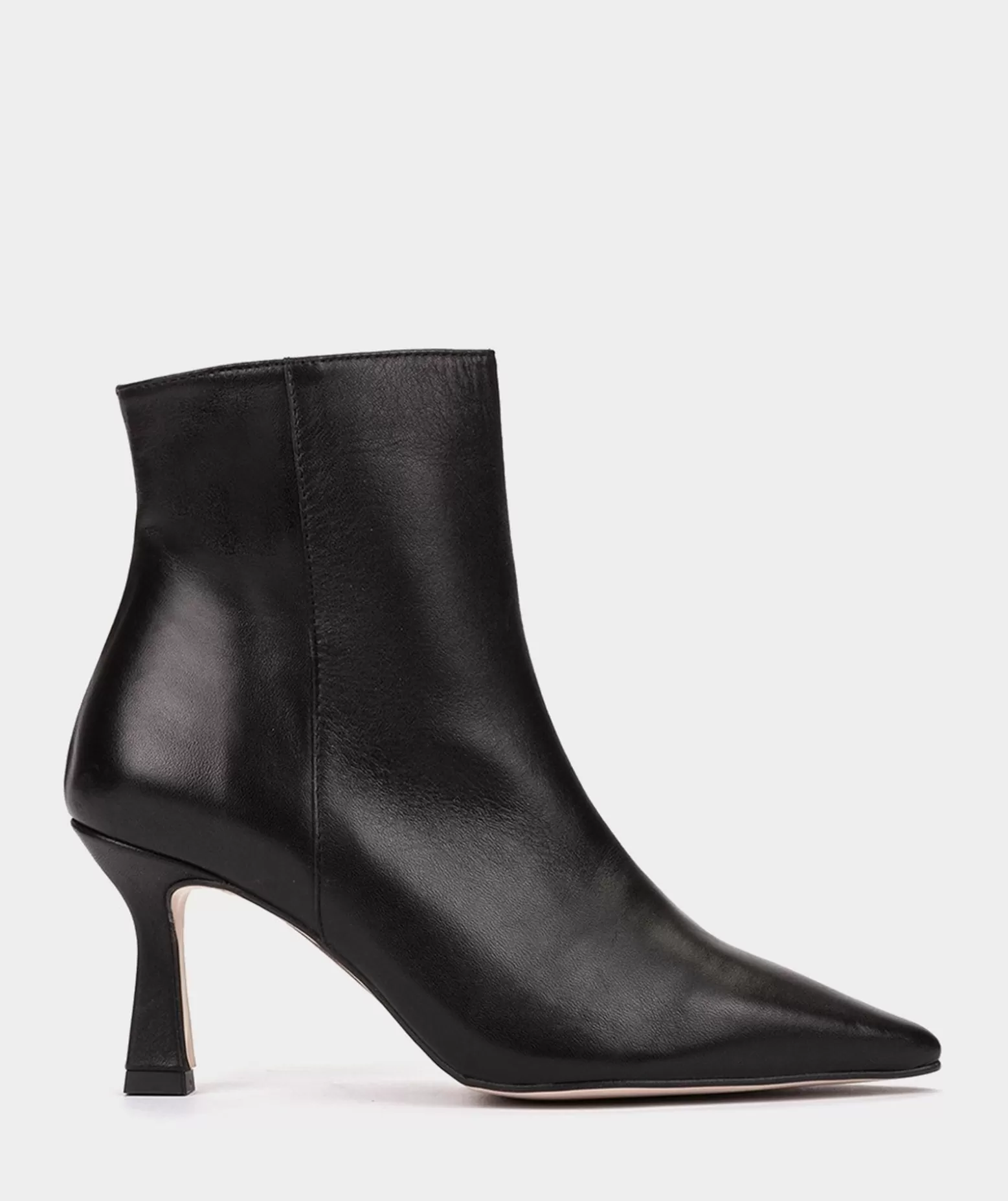 Pedro Miralles Bottines A Talons Et Bout Pointu, Confectionnees En Cuir Beige
