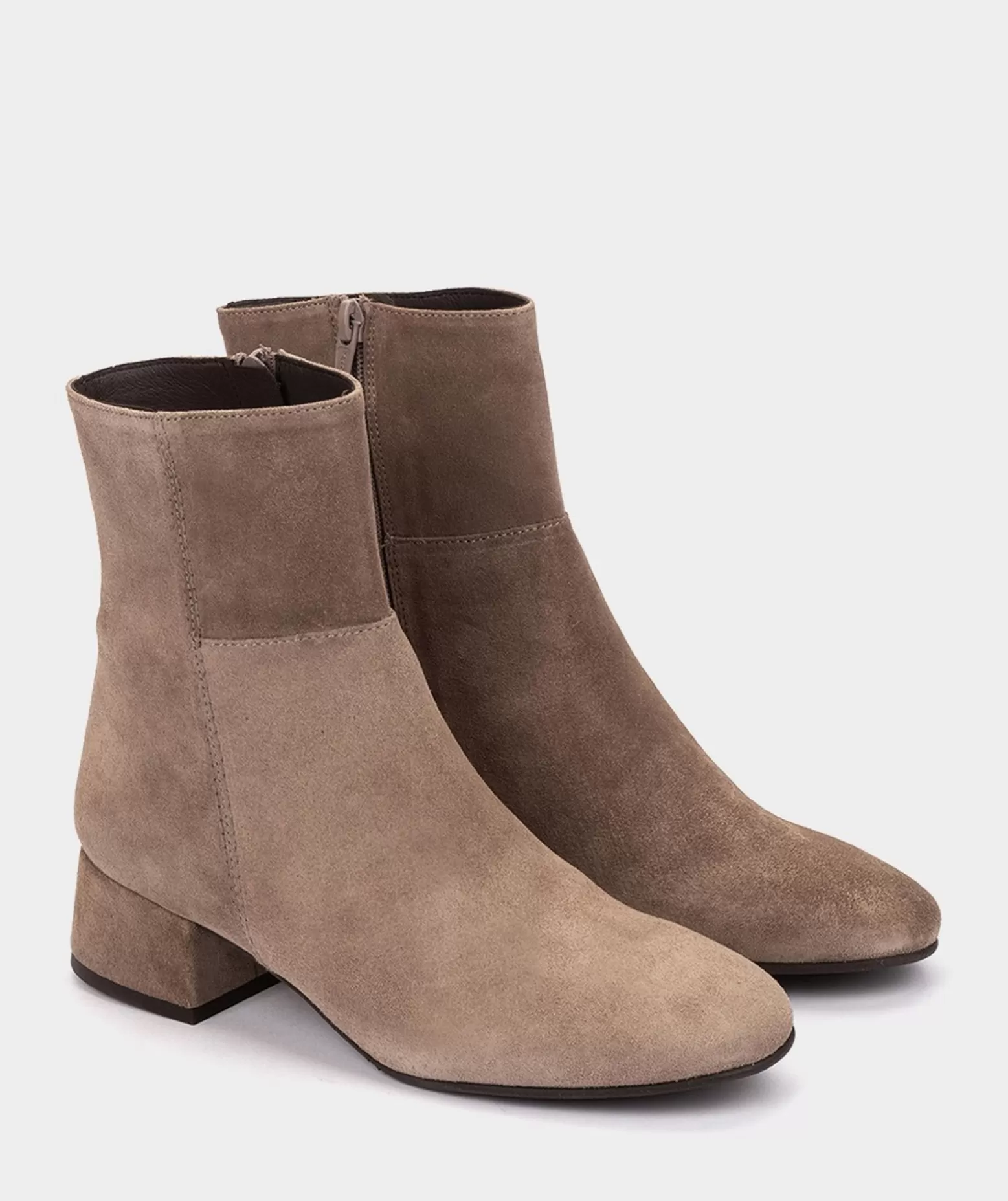 Pedro Miralles Bottines En Croute De Cuir De Couleur Taupe