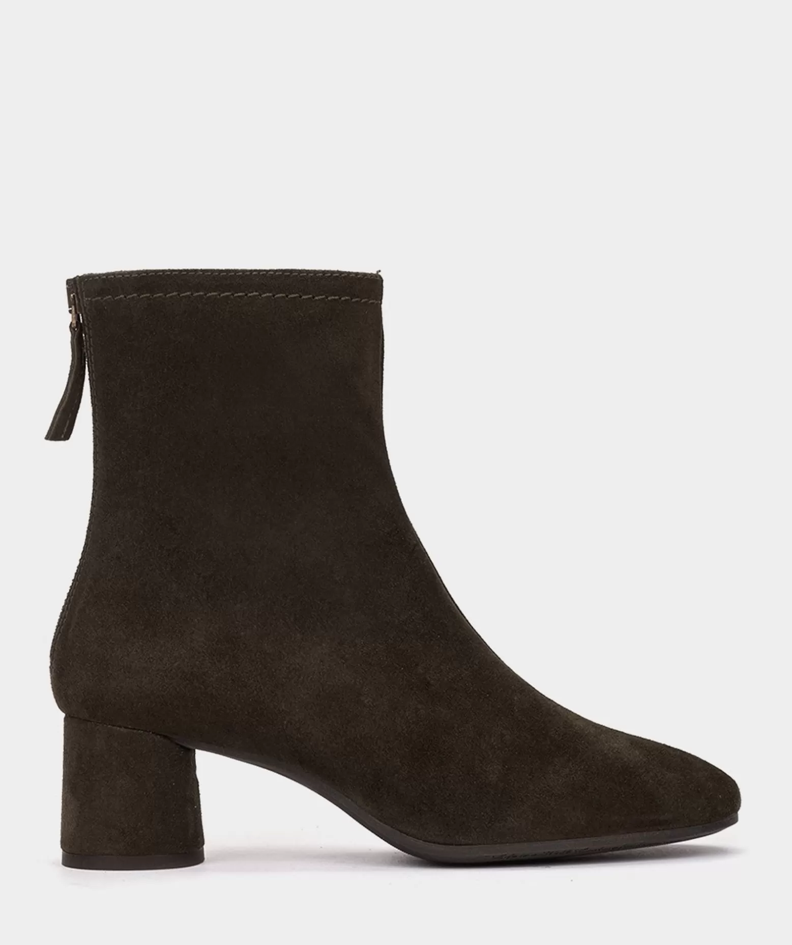 Pedro Miralles Bottines En Cuir Fendu De Couleur Vert Fonce