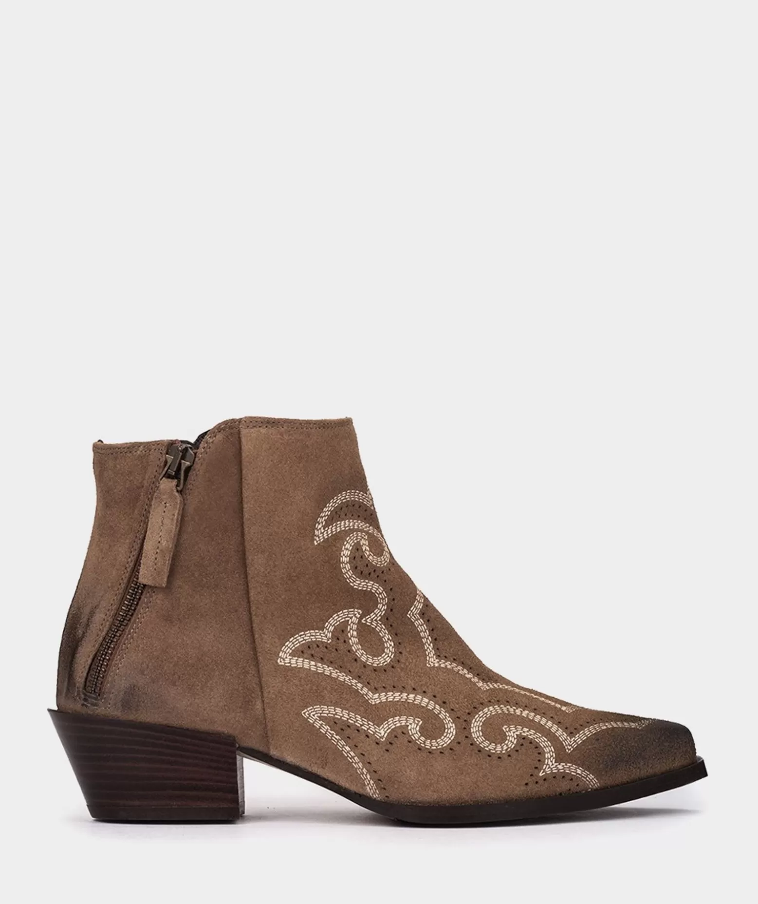 Pedro Miralles Bottines En Cuir Suede A Effet Huile De Couleur Camel