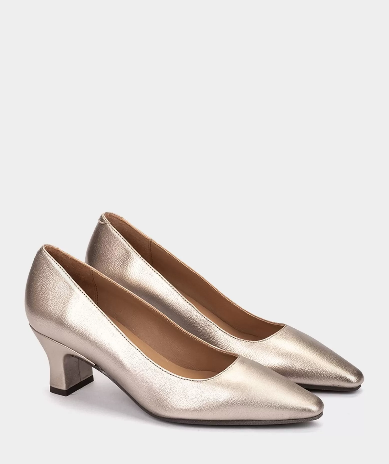 Pedro Miralles Chaussures A Talons Et A Bouts Pointus En Cuir Metallise
