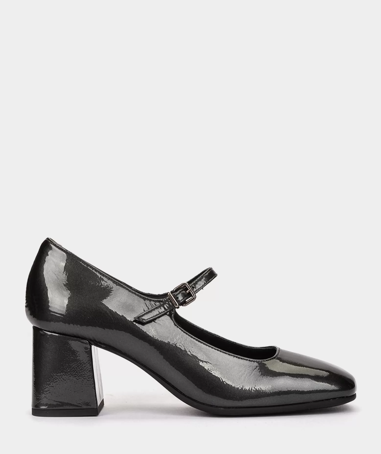 Pedro Miralles Talons Hauts En Cuir Verni Metallise De Couleur Argentee